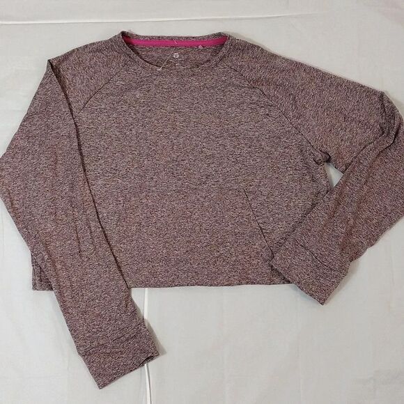 Tag Purple Inspire Long Sleeve Athletic Top with Thumb Holes Large NWOT - Picture 9 of 15